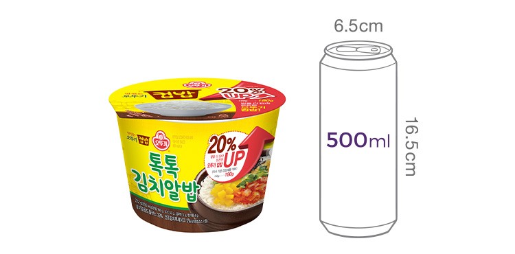 [오뚜기]컵밥_톡톡김치알밥(즉석국) 227G