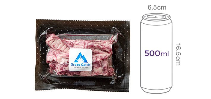 [Graze Cattle]자유방목 호주산 목초 갈비살 200g