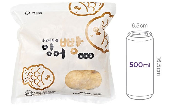 [컬리멤버스][아우름] 용궁에서 온 슈크림 잉어빵 630g