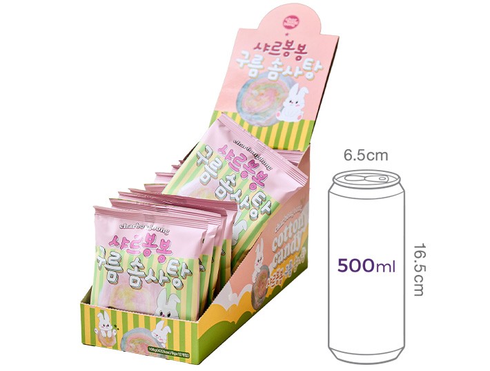 [샤르봉봉] 구름 솜사탕 9g X 12개입