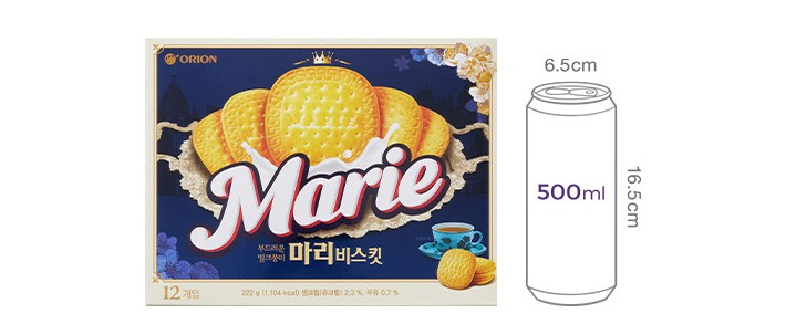 [오리온] 마리 비스킷 222g