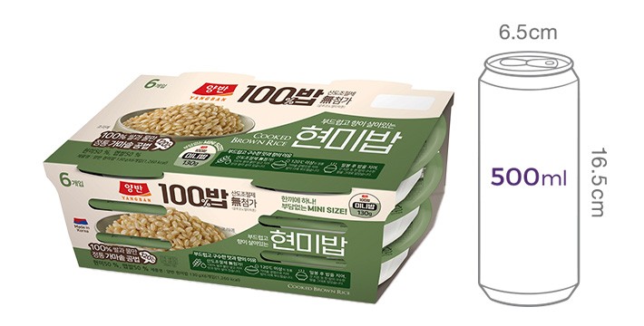 [동원] 양반100밥 현미밥 130gx6입