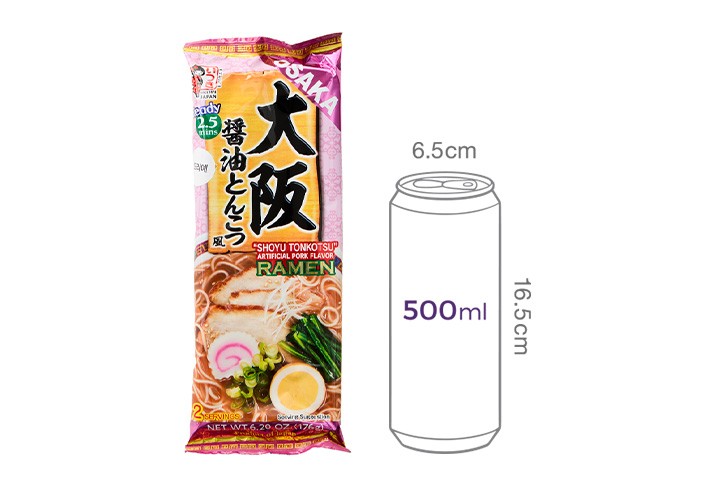 [이츠키] 오사카 쇼유돈코츠라멘 2인분