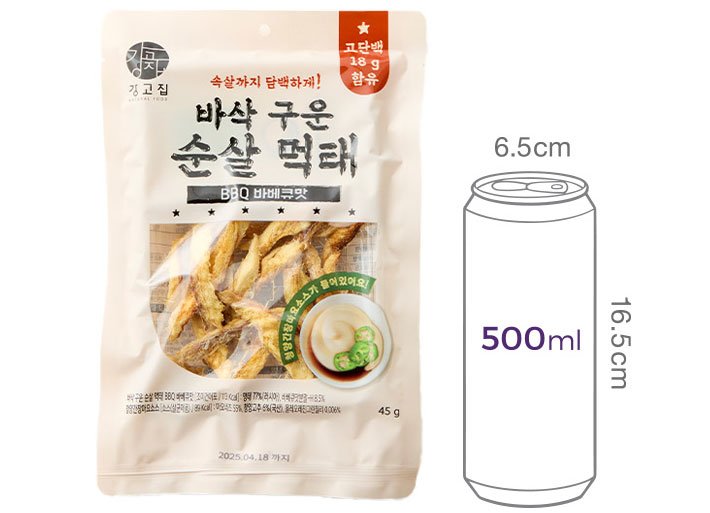[강고집] 바삭 구운 순살먹태 바베큐맛