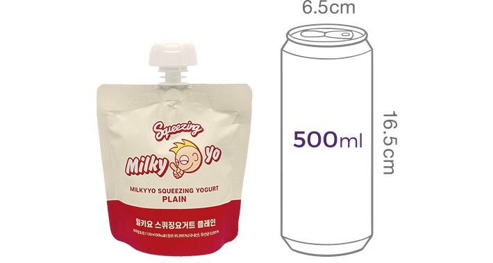 [밀키요] 스퀴징 요거트 플레인 120mL X 3입