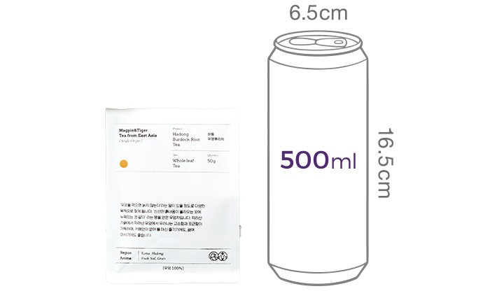 [맥파이앤타이거] 논카페인 잎차 우엉뿌리차 50g