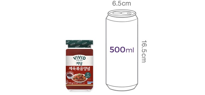 [비비드키친] 저당 제육볶음양념 250g