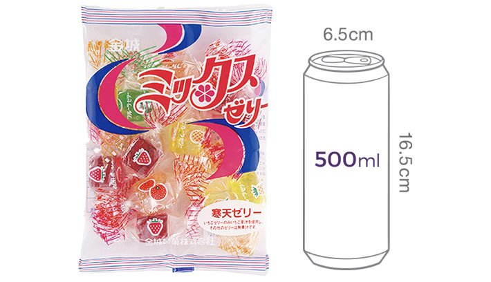 [킨죠] 믹스 젤리 사이즈업 215g