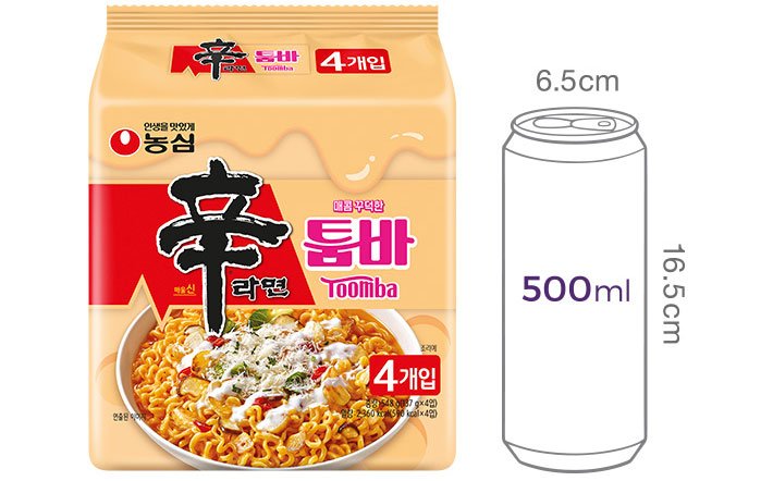 [농심]신라면 툼바 멀티팩 4개입