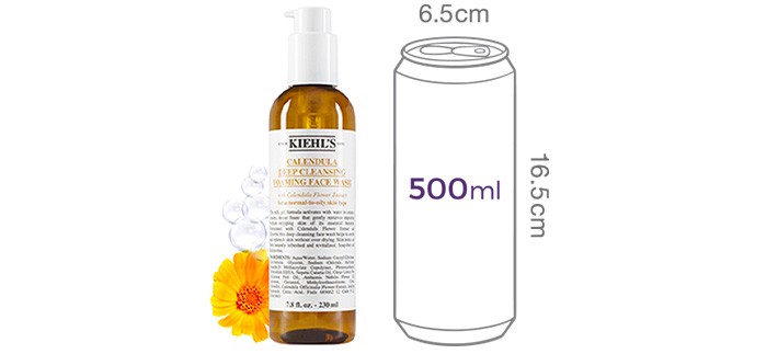 [키엘] 칼렌듈라 꽃잎 클렌저 500ml 세트(클렌저 30ml *4개 증정)