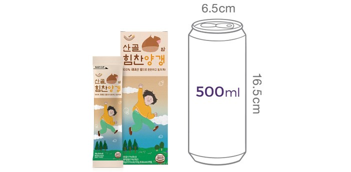 [에코맘의산골이유식] 산골 힘찬양갱 밤 30g X 3개입