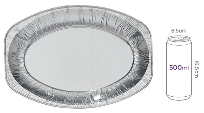 [듀니] 실버 플레이트 (33cm 3개입)