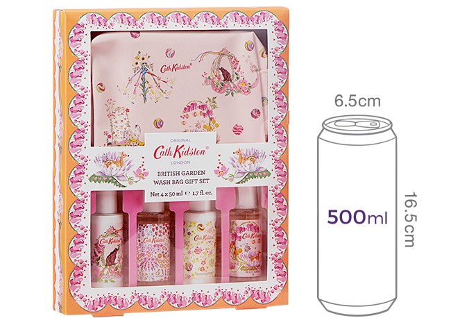 [캐스키드슨뷰티] 브리티쉬가든 여행용 워시백 선물세트