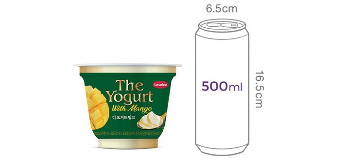 [라벨리] 디요거트 망고 180mL