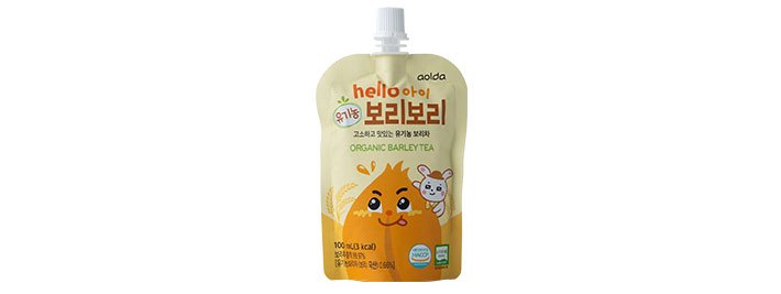 [아올다] 헬로아이 유기농 보리차 (100mL X 10개)