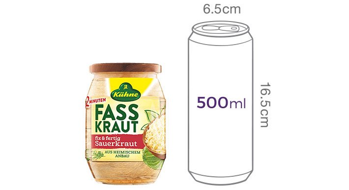 [퀴네] 파스크라우트 사우어크라우트 400g