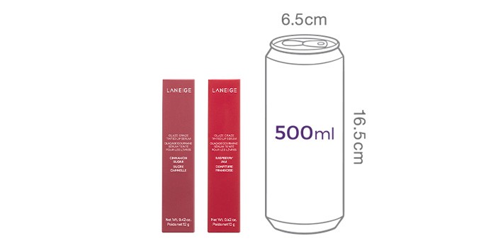 [라네즈] 글레이즈 크레이즈 틴티드 립 세럼 쿨톤 듀오 선물세트 (시나몬슈거+라즈베리잼)