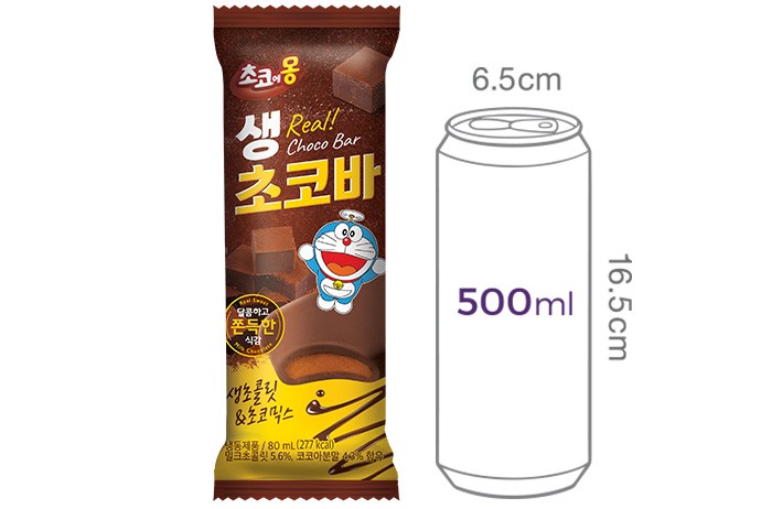 [초코에몽] 생초코바 (80mL X 6개입)