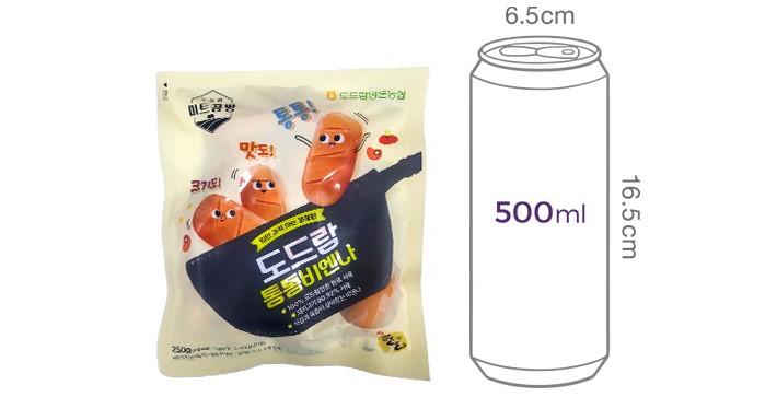 [도드람한돈] 미트공방 비엔나 소시지 250g