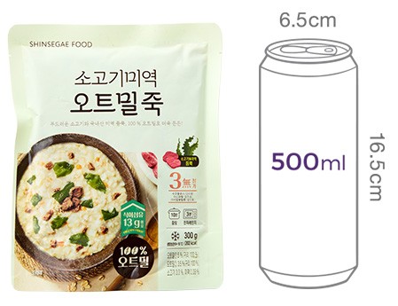 [신세계푸드] 소고기미역 오트밀죽 300g