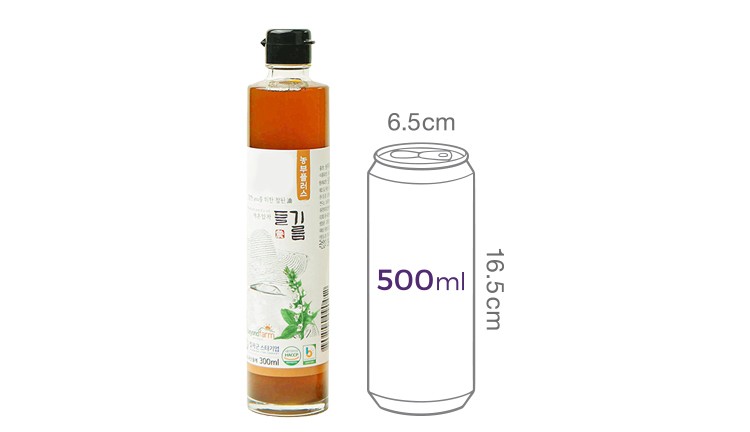 [농부플러스] 저온 압착 들기름 300mL