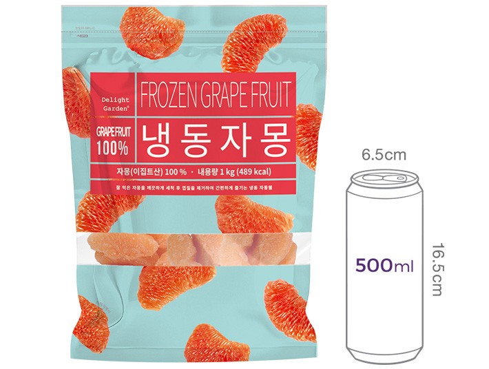 냉동 자몽 (쉘) 1kg