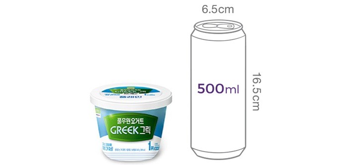 [풀무원다논] 그릭요거트 플레인 400g