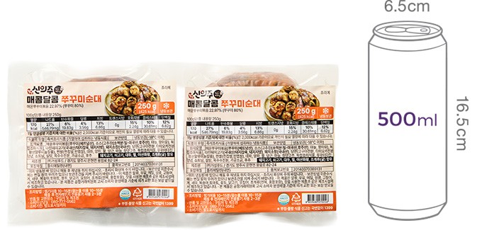 [신의주 찹쌀순대] 매콤달콤 쭈꾸미 순대 2개입