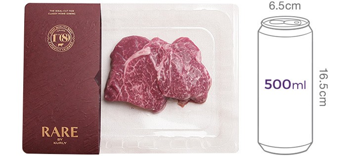 [RARE : 레어] 1++(8) 한우 텐더로인 로스 200g