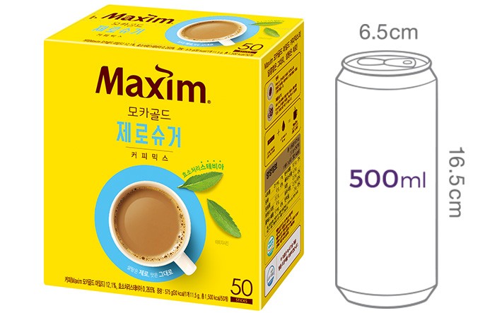 [맥심] 모카골드 제로슈가 커피믹스(50입)