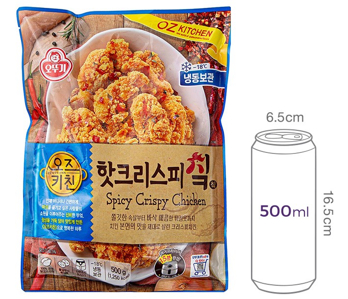 [오뚜기] 오즈키친 핫크리스피치킨 500G