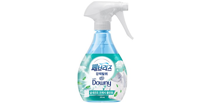 [페브리즈] 섬유탈취제 다우니 실내건조 프레시클린 향 370ml