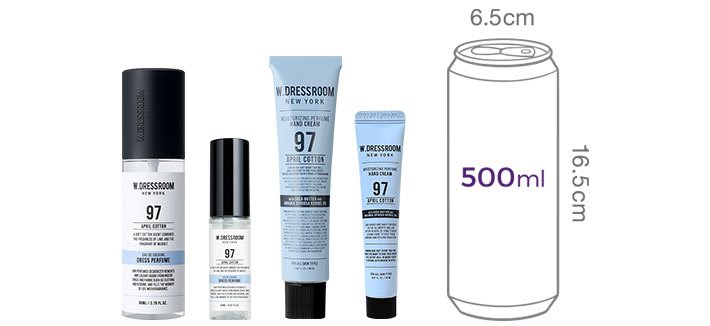 [더블유드레스룸] 퍼퓸 핸드크림 50ml + 드레스퍼퓸 80ml SET (추가 핸드크림 20ml+드레스퍼퓸 20ml)