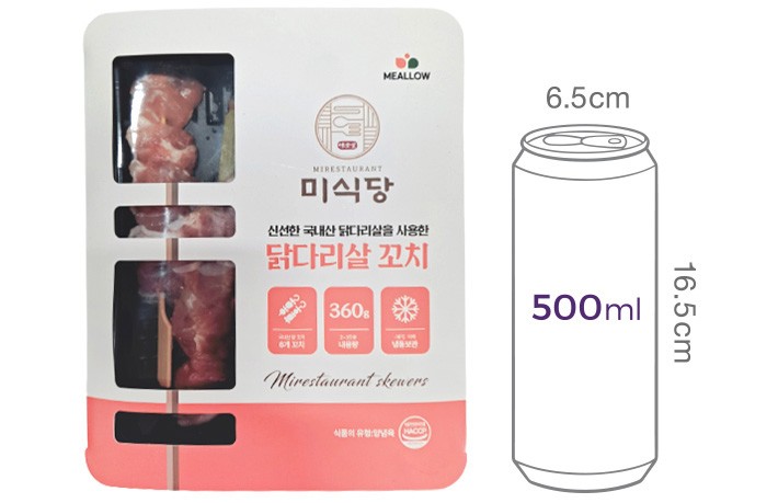 [미식당] 닭다리살 꼬치 360g