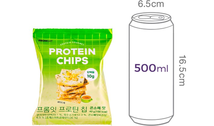 [프롬잇] 프로틴칩 콘소메맛 40g