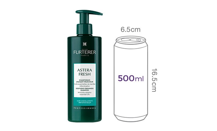 [르네휘테르] 아스테라 진정쿨링&힐링 프레쉬 샴푸 500mL