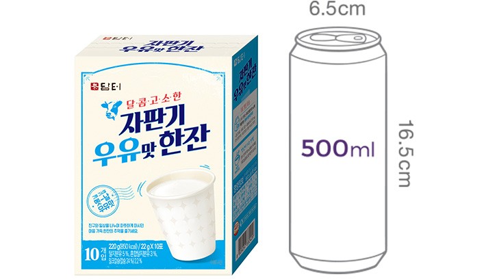 [담터] 자판기우유맛 한잔 (22g X 10개입)