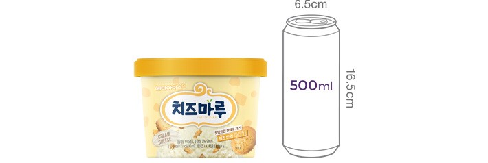 [해태아이스] 치즈마루 900mL