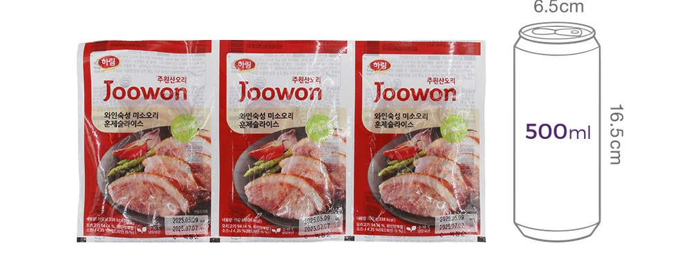 [주원산오리] 와인숙성 미소 훈제오리 450g (3입)