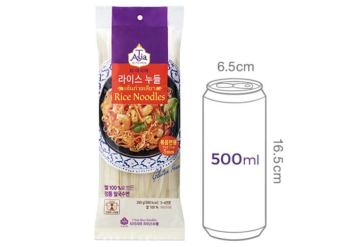 [티아시아] 라이스누들 볶음용 5mm 250g
