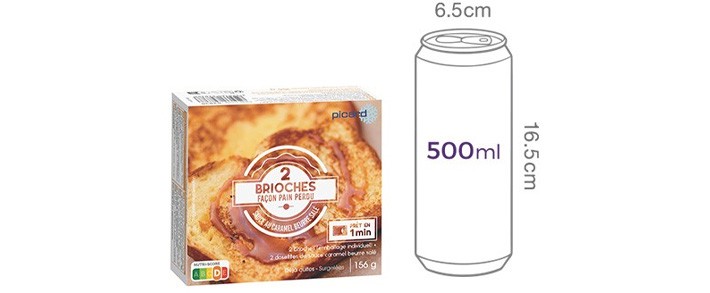 [Picard] 브리오슈 프렌치 토스트 (70g X 2개)