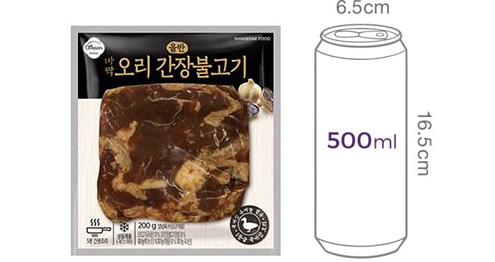 [올반] 바짝 간장오리불고기 200g