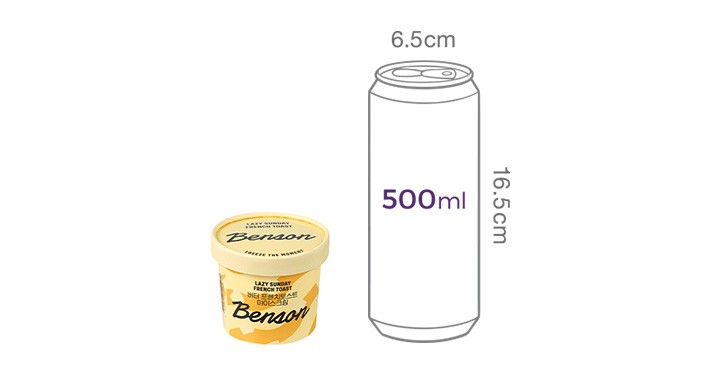 [컬리멤버스][벤슨] 미니컵 버터프렌치토스트 100mL
