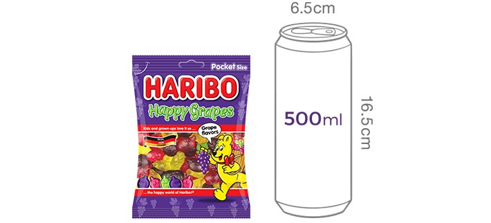 [하리보] 해피 그레이프 100g