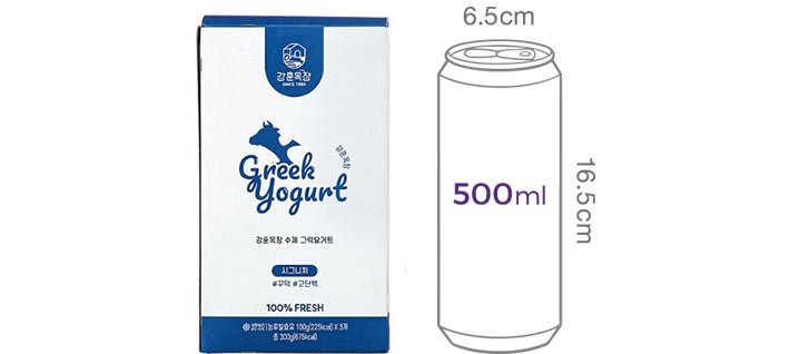 [강훈목장] 수제 그릭요거트 시그니처 100g X 3개입