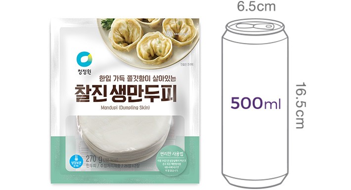 [청정원] 찰진 만두피 270g