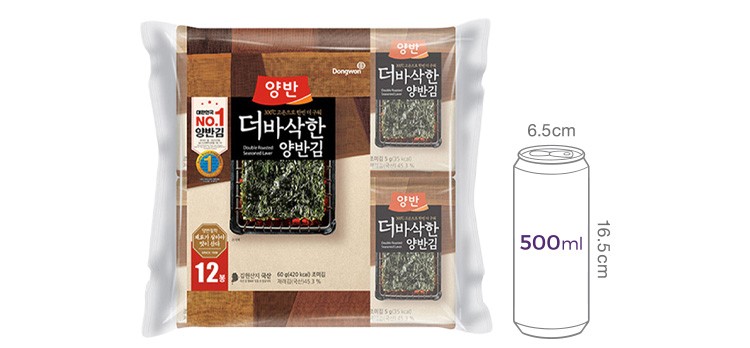 [동원] 양반 더 바삭한 김 5g*12개입