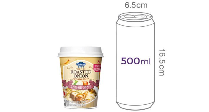[폰타나] 프렌치 로스티드 어니언 크림 수프 즉석컵20g
