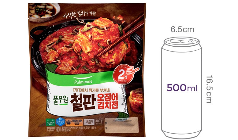 [풀무원] 철판 오징어 김치전 300g