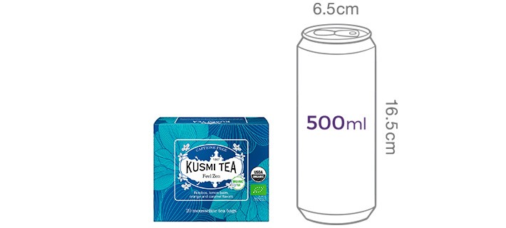 [쿠스미티] 유기농 필 젠 모슬린 티백 (2g x 20개)